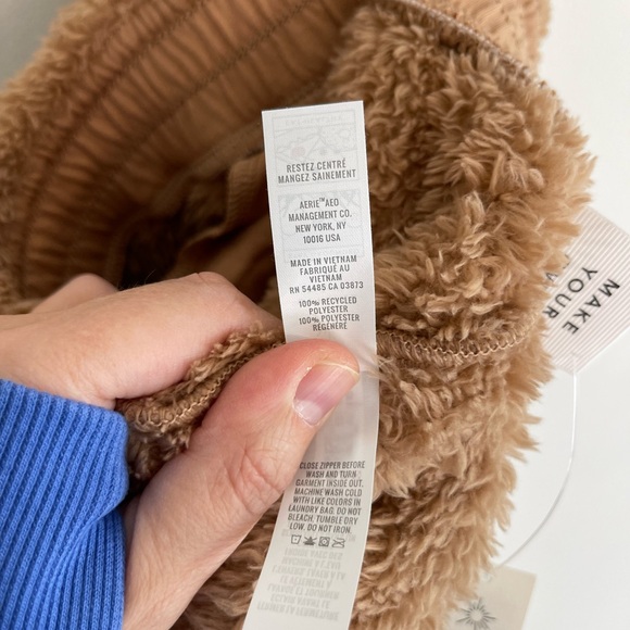 Offline by Aerie Cozy Fleece Joggers Size Large New With Tags - Picture 10 of 10